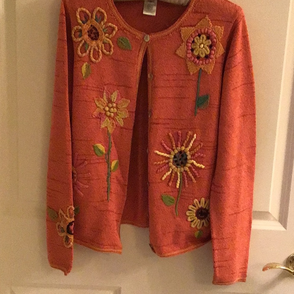 Susan Bristol Rose Cardigan